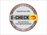 E-Check Zeichen
